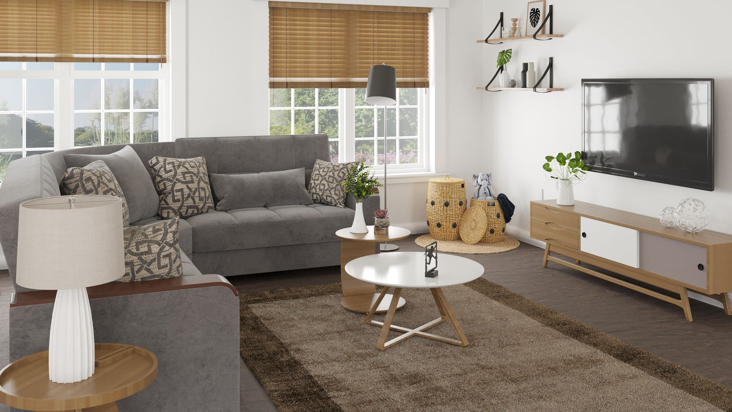 Ottomanson Armada X Sectional Collection Convertible Sofa Bed
