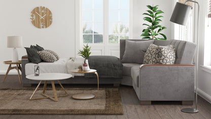 Ottomanson Armada X Sectional Collection Convertible Sofa Bed