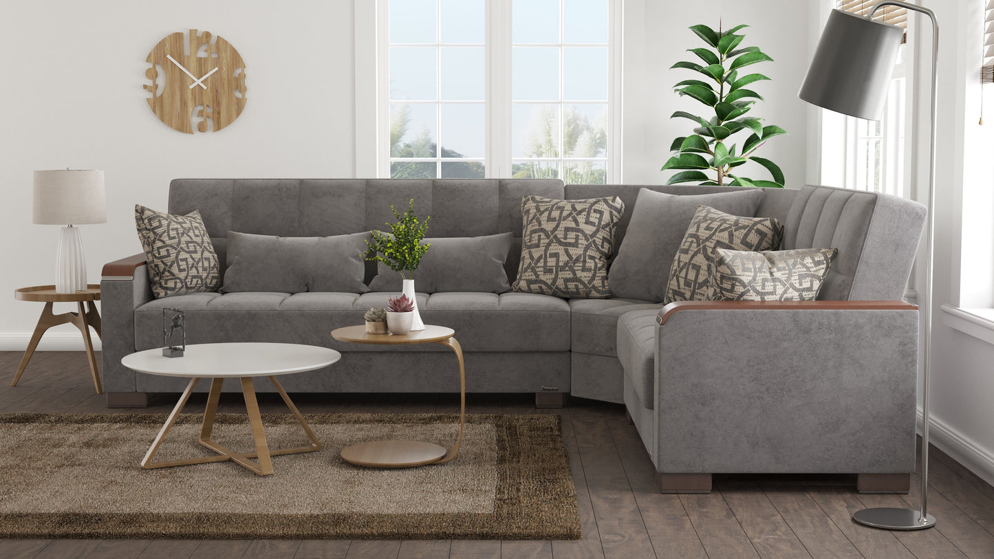 Ottomanson Armada X Sectional Collection Convertible Sofa Bed