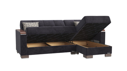 Ottomanson Armada X Lounge Sectional Collection Convertible Sofa Bed