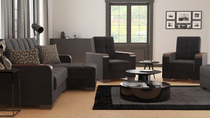 Ottomanson Armada X Lounge Sectional Collection Convertible Sofa Bed