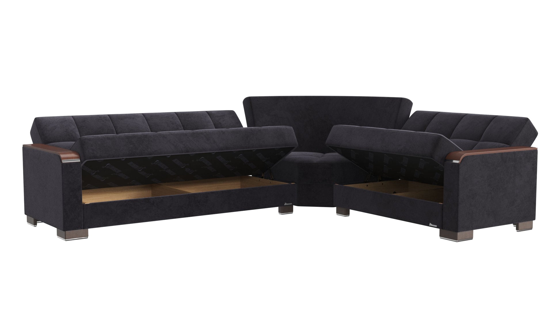 Ottomanson Armada X Sectional Collection Convertible Sofa Bed
