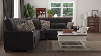 Ottomanson Armada X Sectional Collection Convertible Sofa Bed