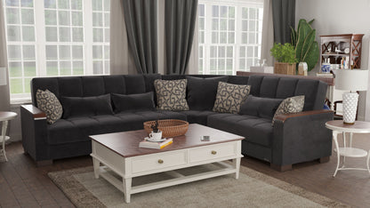 Ottomanson Armada X Sectional Collection Convertible Sofa Bed