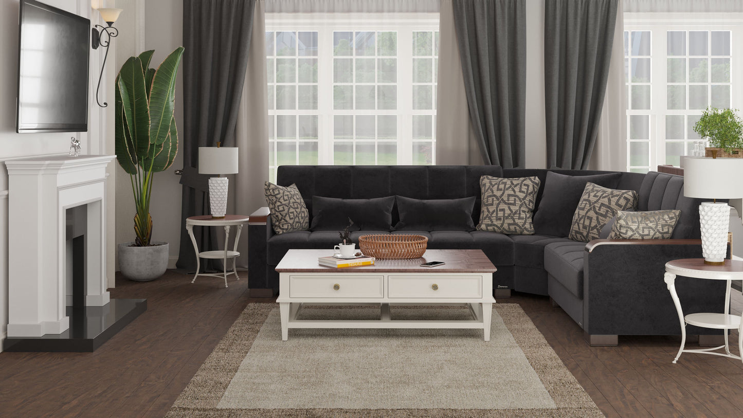 Ottomanson Armada X Sectional Collection Convertible Sofa Bed