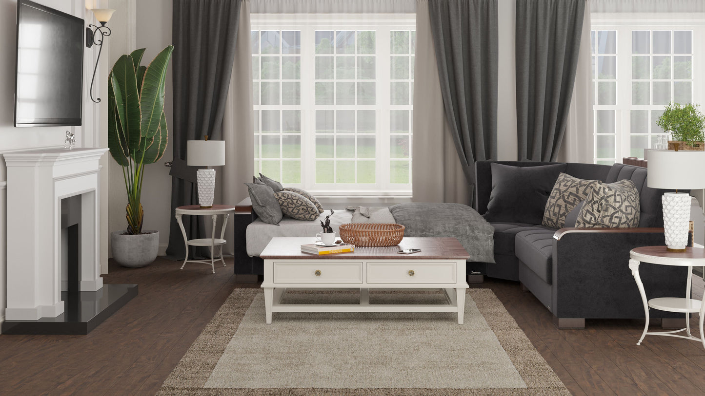 Ottomanson Armada X Sectional Collection Convertible Sofa Bed