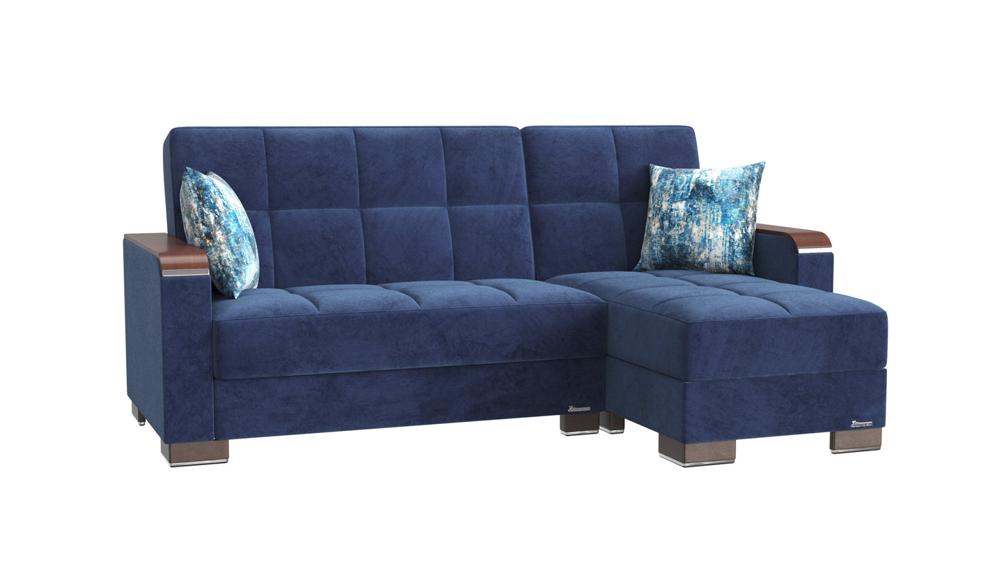 Ottomanson Armada X Lounge Sectional Collection Convertible Sofa Bed