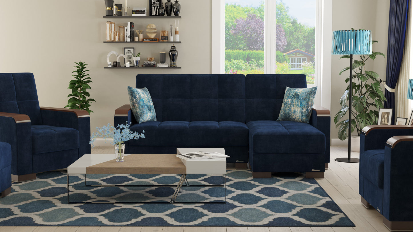 Ottomanson Armada X Lounge Sectional Collection Convertible Sofa Bed