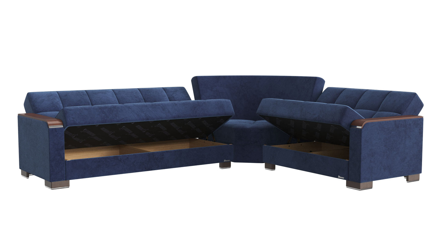Ottomanson Armada X Sectional Collection Convertible Sofa Bed