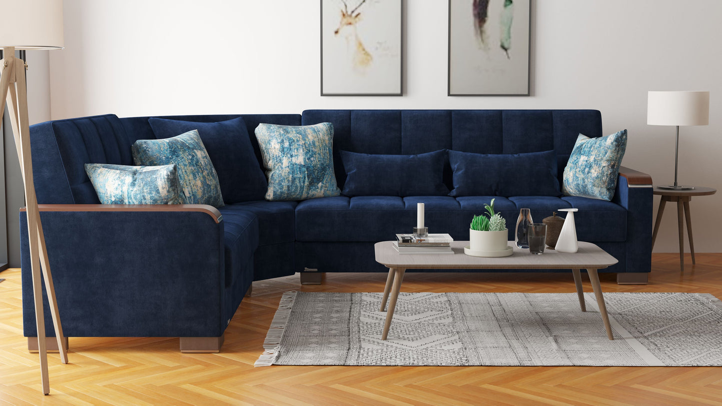 Ottomanson Armada X Sectional Collection Convertible Sofa Bed