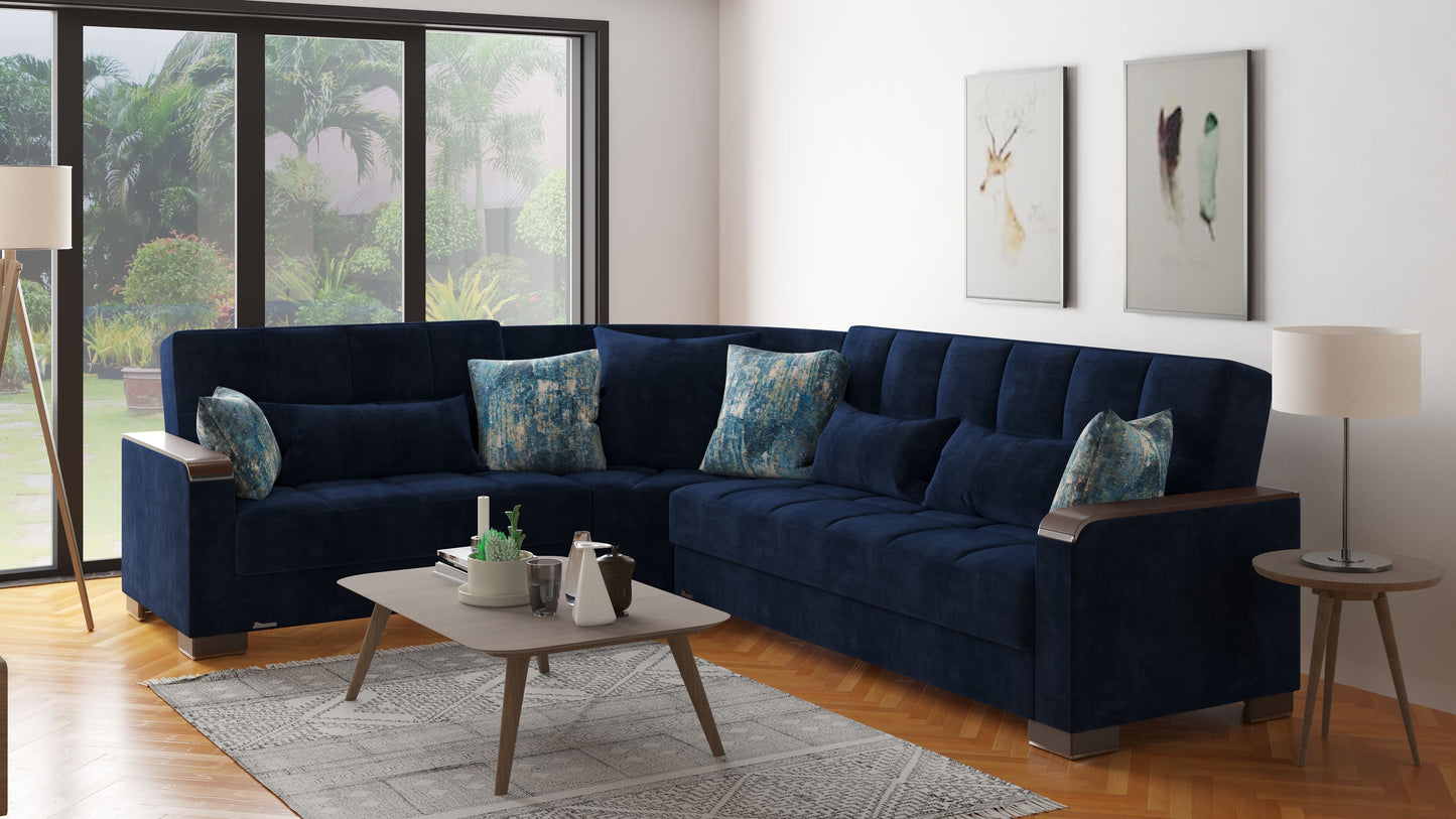 Ottomanson Armada X Sectional Collection Convertible Sofa Bed