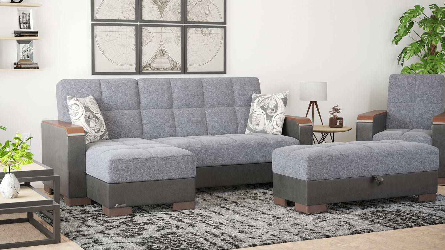 Ottomanson Armada X Lounge Sectional Collection Convertible Sofa Bed