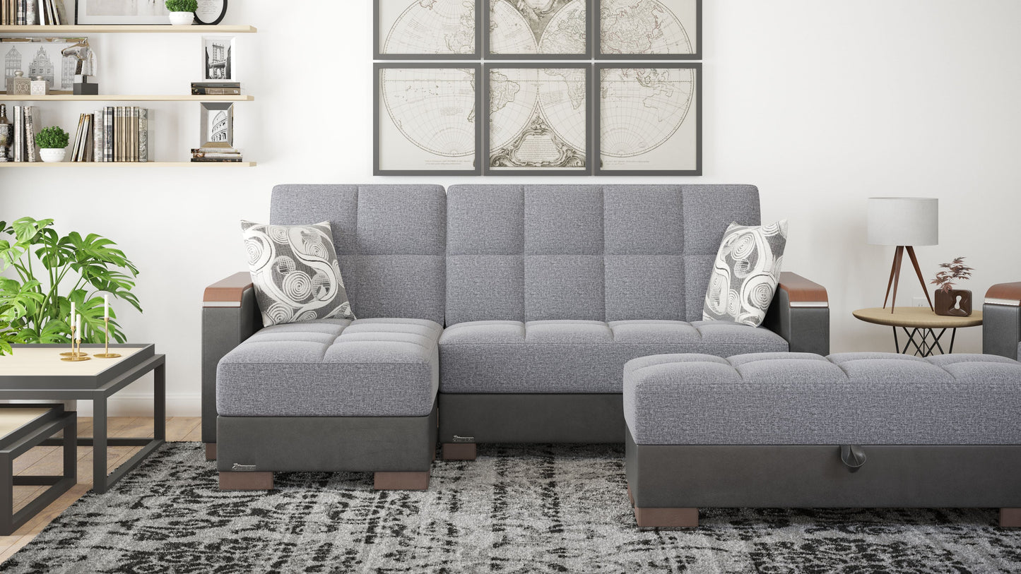 Ottomanson Armada X Lounge Sectional Collection Convertible Sofa Bed