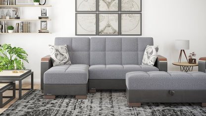 Ottomanson Armada X Lounge Sectional Collection Convertible Sofa Bed