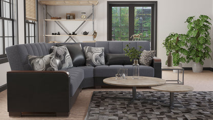 Ottomanson Armada X Sectional Collection Convertible Sofa Bed