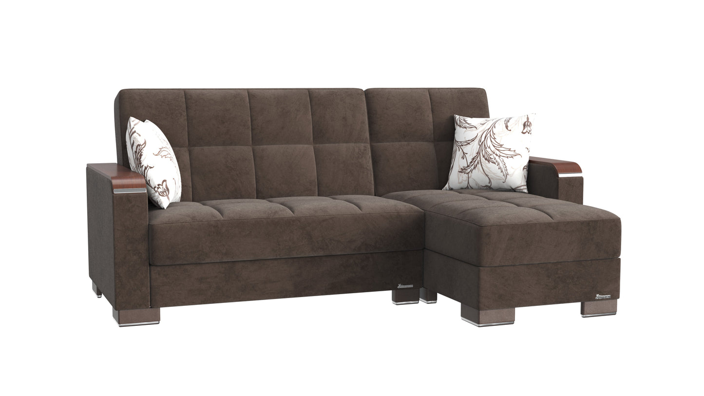 Ottomanson Armada X Lounge Sectional Collection Convertible Sofa Bed