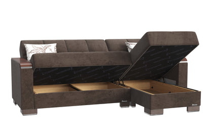 Ottomanson Armada X Lounge Sectional Collection Convertible Sofa Bed