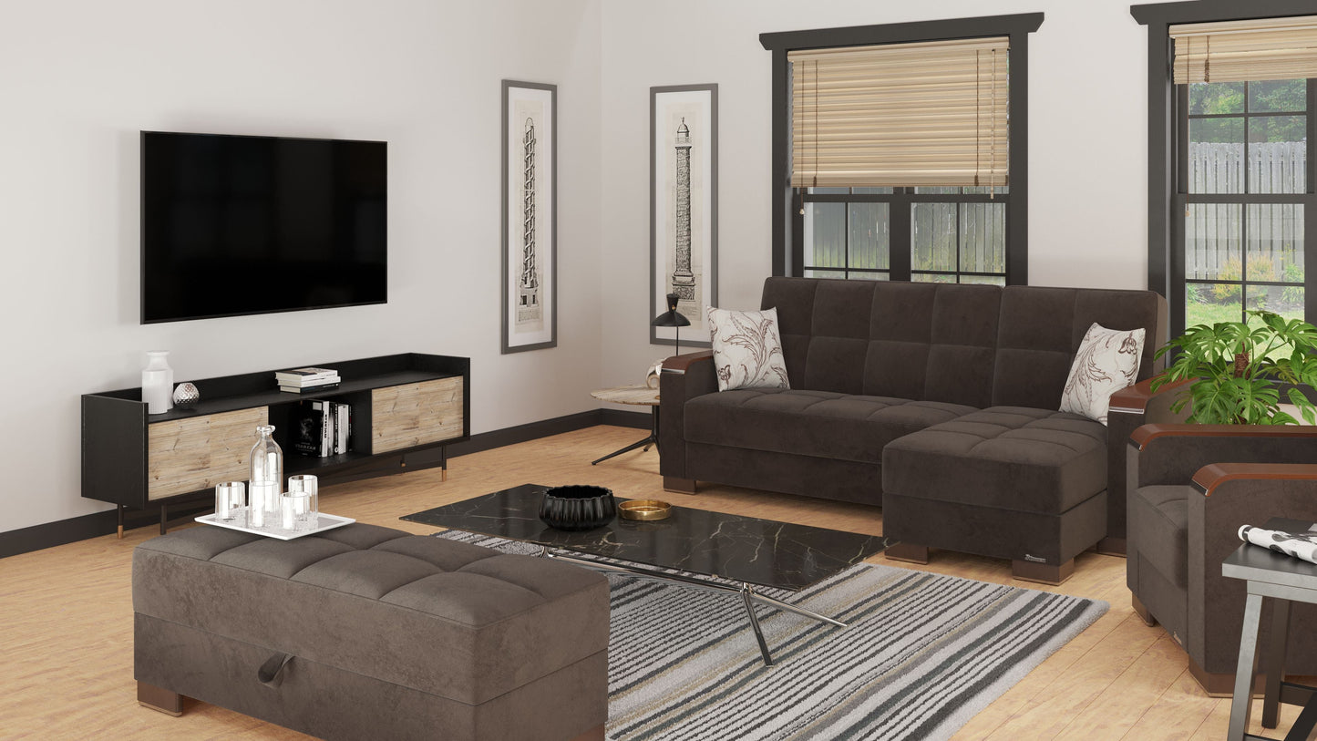 Ottomanson Armada X Lounge Sectional Collection Convertible Sofa Bed