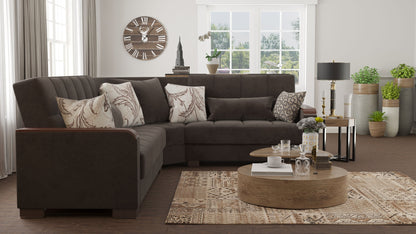 Ottomanson Armada X Sectional Collection Convertible Sofa Bed