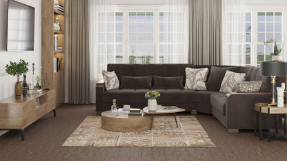 Ottomanson Armada X Sectional Collection Convertible Sofa Bed