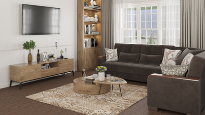 Ottomanson Armada X Sectional Collection Convertible Sofa Bed