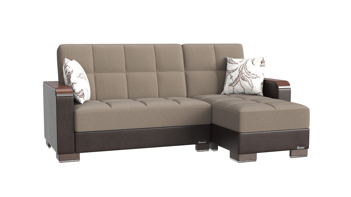 Ottomanson Armada X Lounge Sectional Collection Convertible Sofa Bed