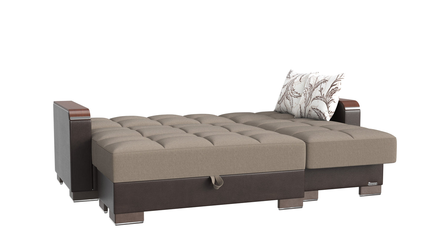 Ottomanson Armada X Lounge Sectional Collection Convertible Sofa Bed