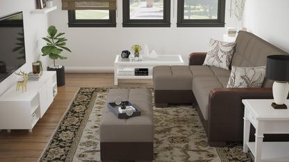 Ottomanson Armada X Lounge Sectional Collection Convertible Sofa Bed