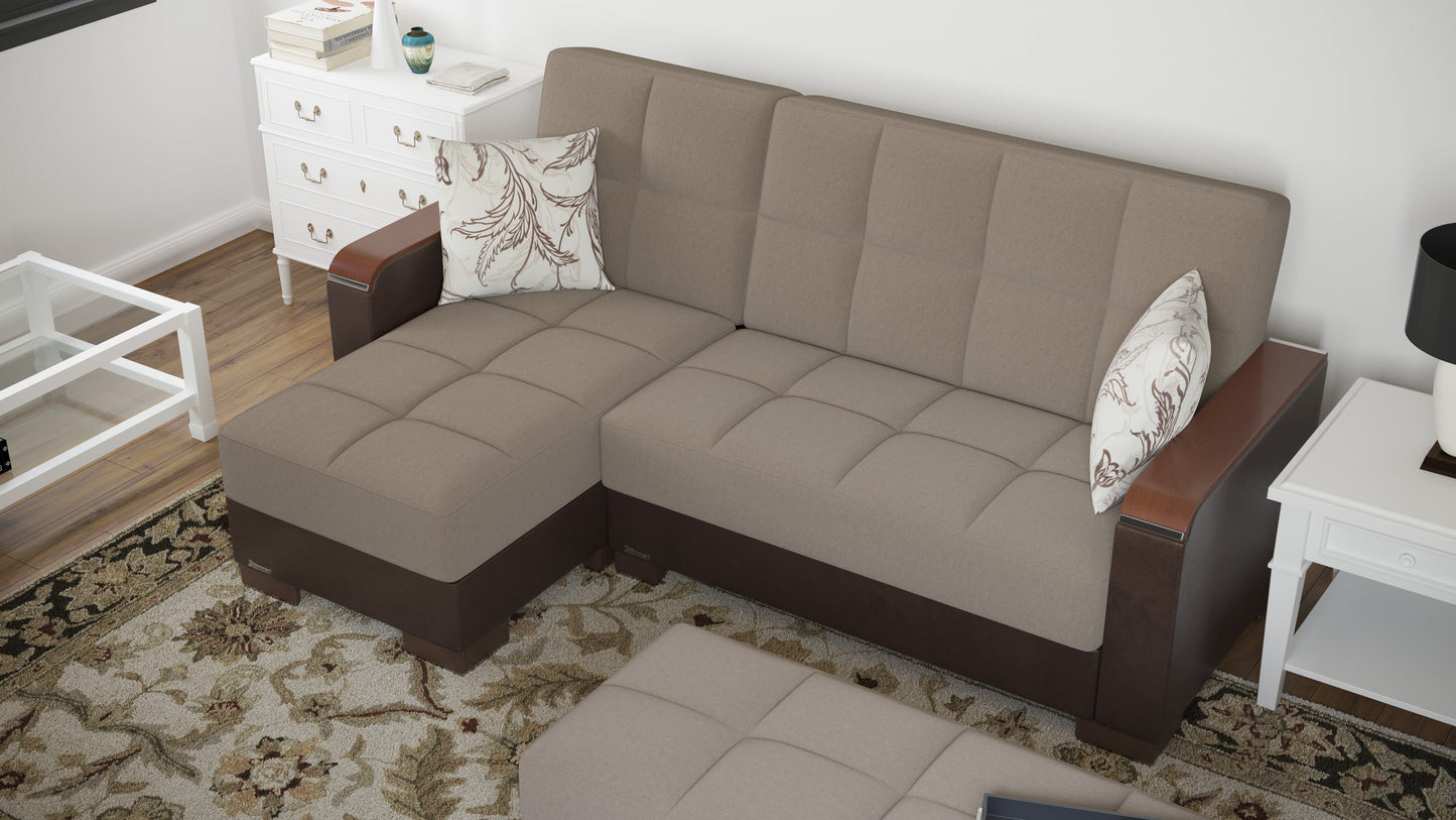 Ottomanson Armada X Lounge Sectional Collection Convertible Sofa Bed