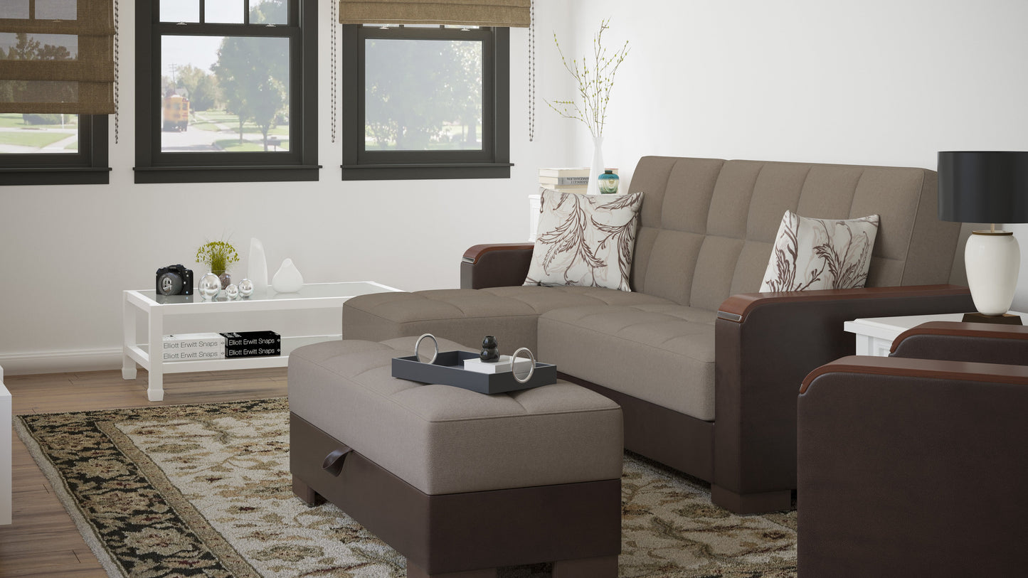 Ottomanson Armada X Lounge Sectional Collection Convertible Sofa Bed