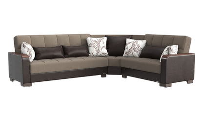 Ottomanson Armada X Sectional Collection Convertible Sofa Bed