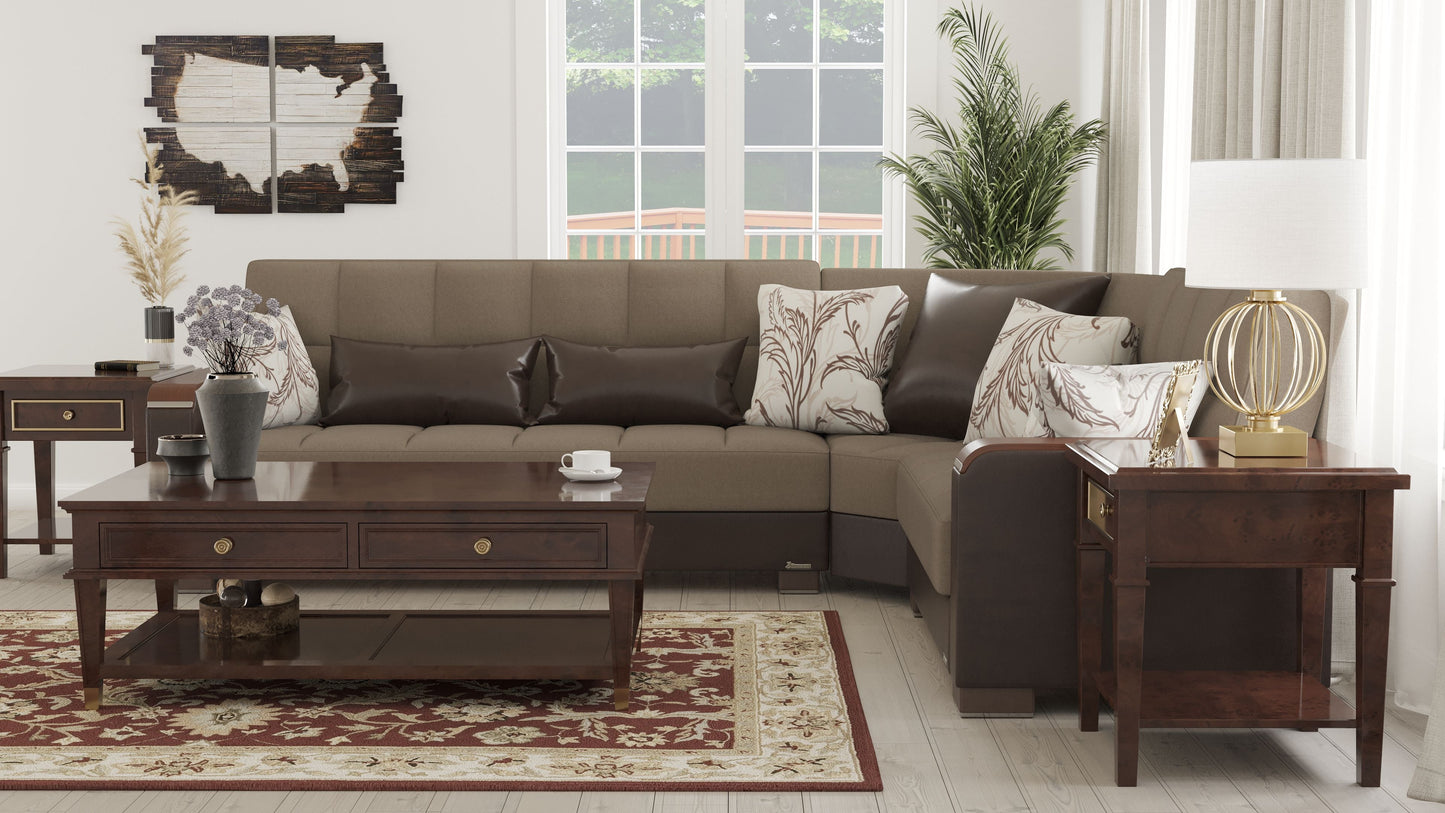 Ottomanson Armada X Sectional Collection Convertible Sofa Bed