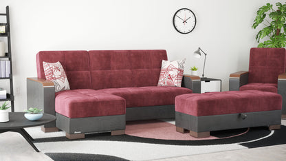 Ottomanson Armada X Lounge Sectional Collection Convertible Sofa Bed