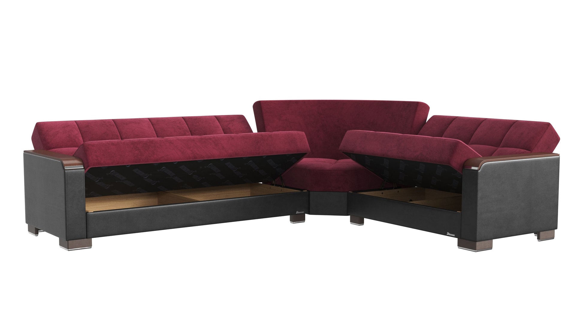 Ottomanson Armada X Sectional Collection Convertible Sofa Bed