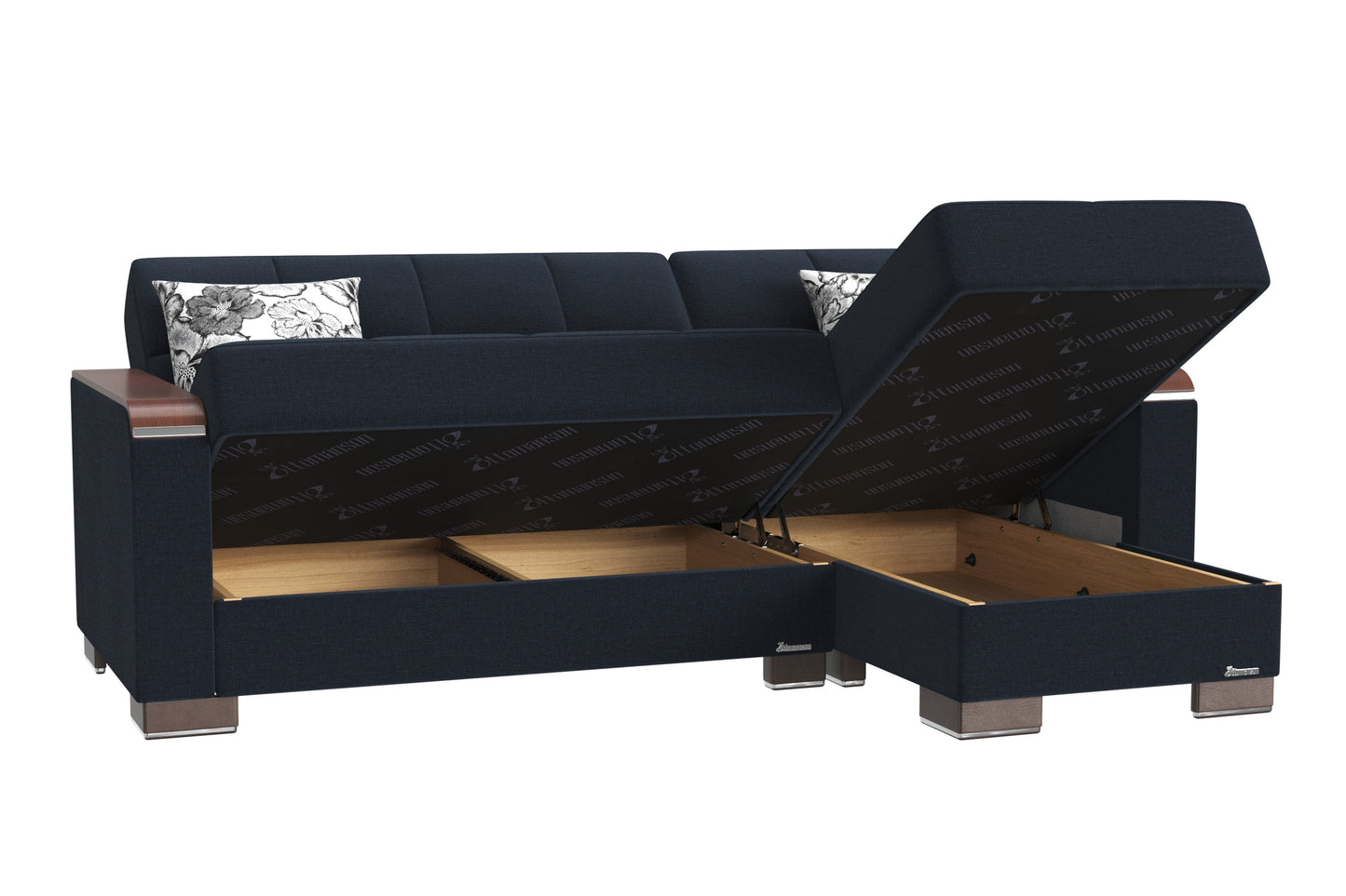 Ottomanson Armada X Lounge Sectional Collection Convertible Sofa Bed