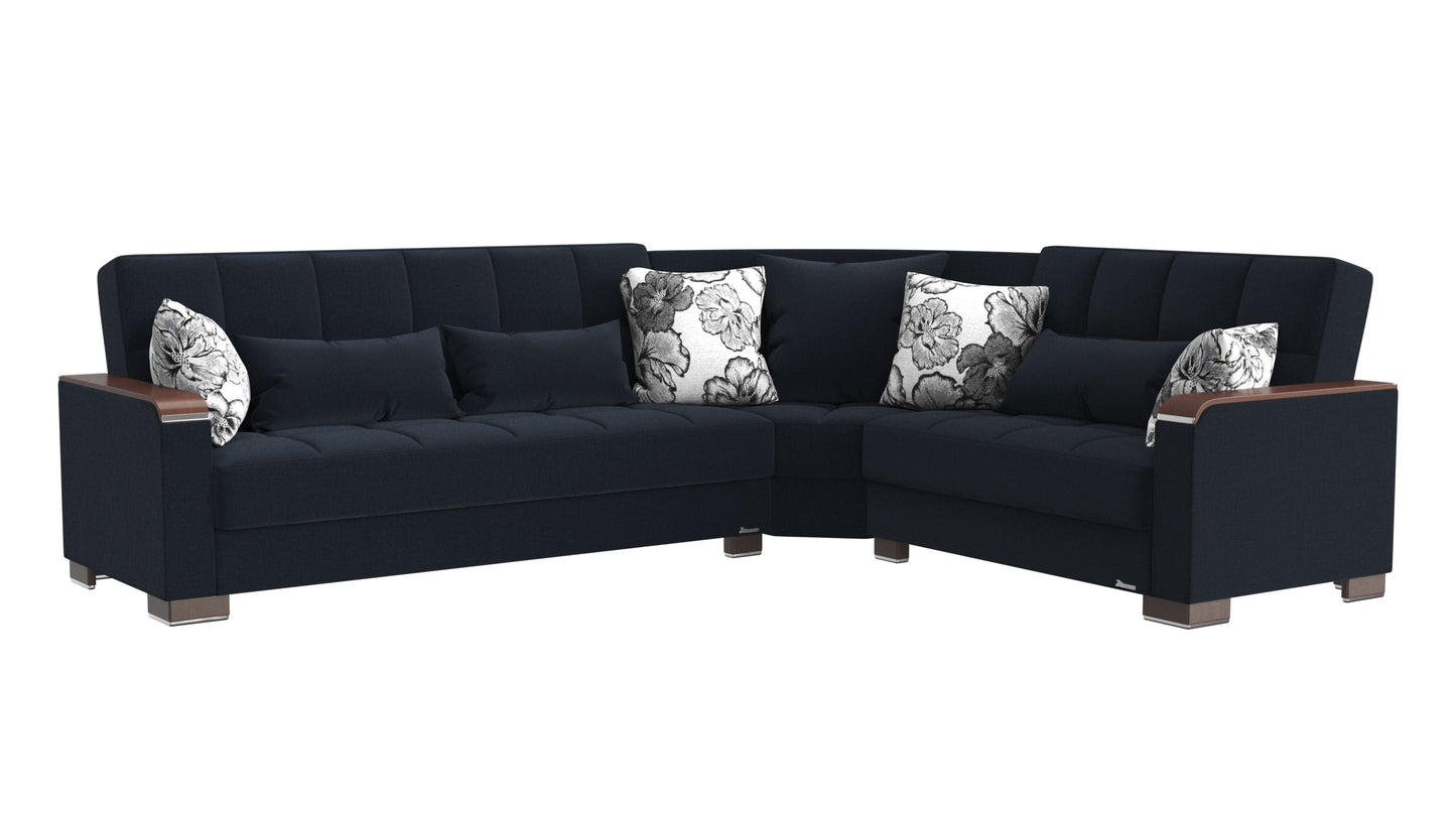 Ottomanson Armada X Sectional Collection Convertible Sofa Bed