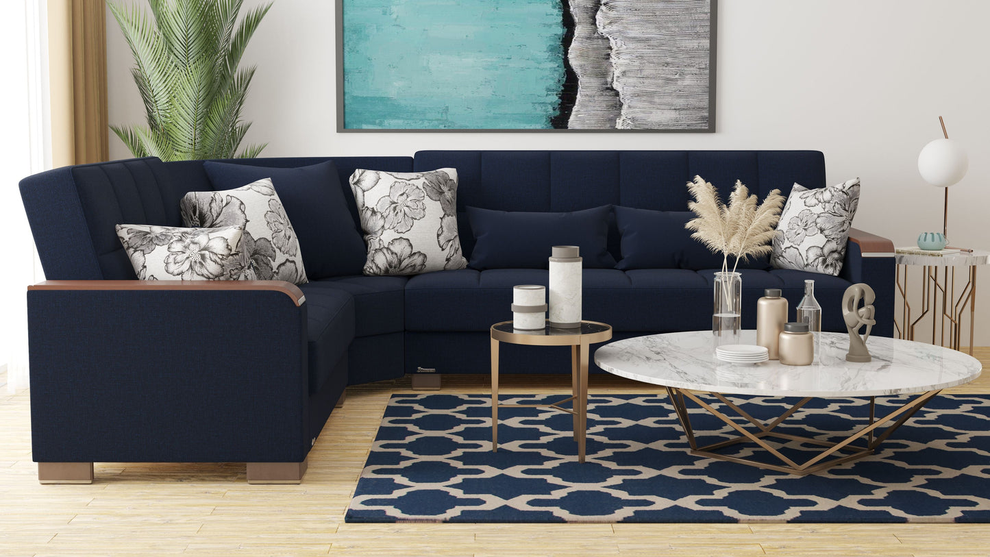 Ottomanson Armada X Sectional Collection Convertible Sofa Bed