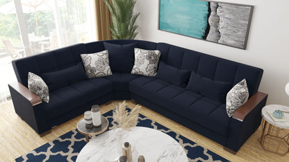 Ottomanson Armada X Sectional Collection Convertible Sofa Bed