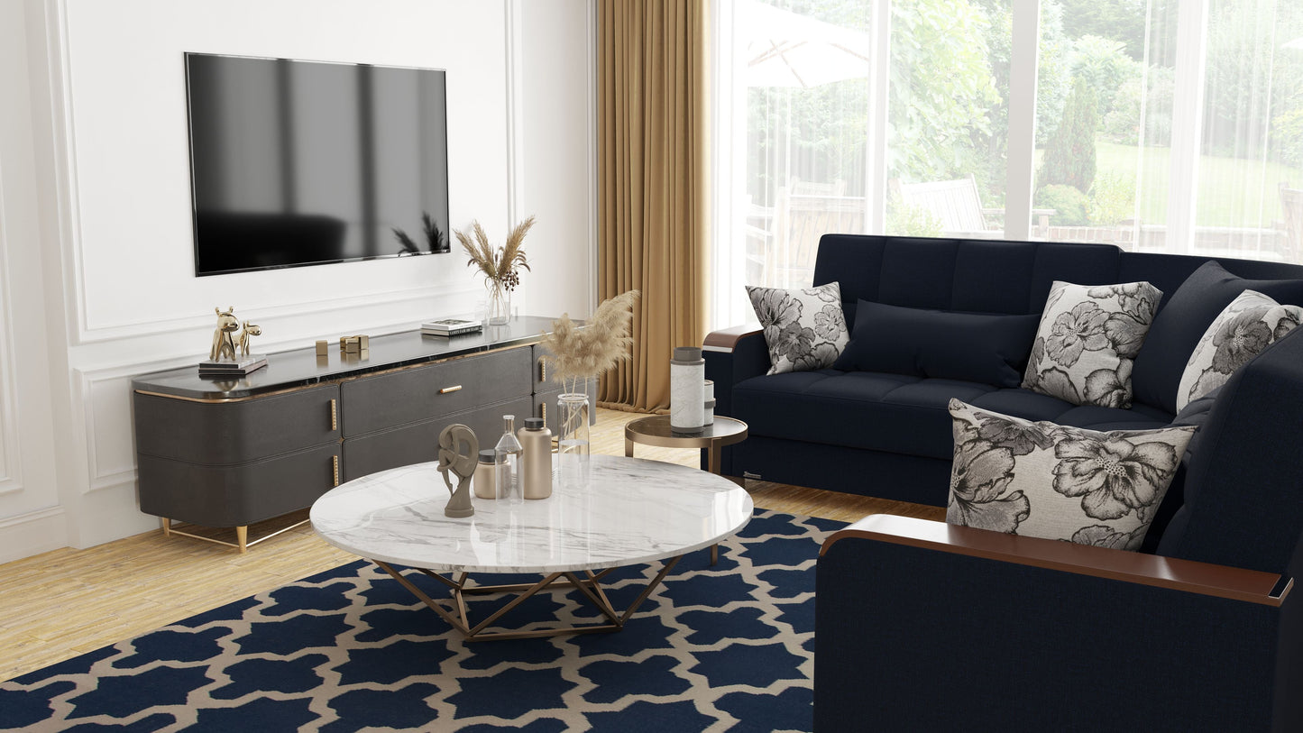 Ottomanson Armada X Sectional Collection Convertible Sofa Bed