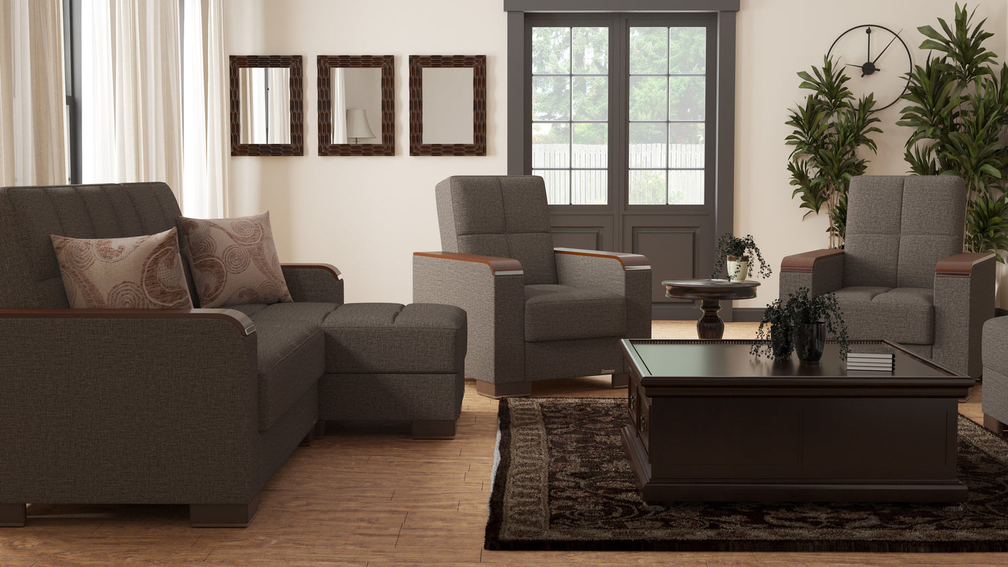 Ottomanson Armada X Lounge Sectional Collection Convertible Sofa Bed