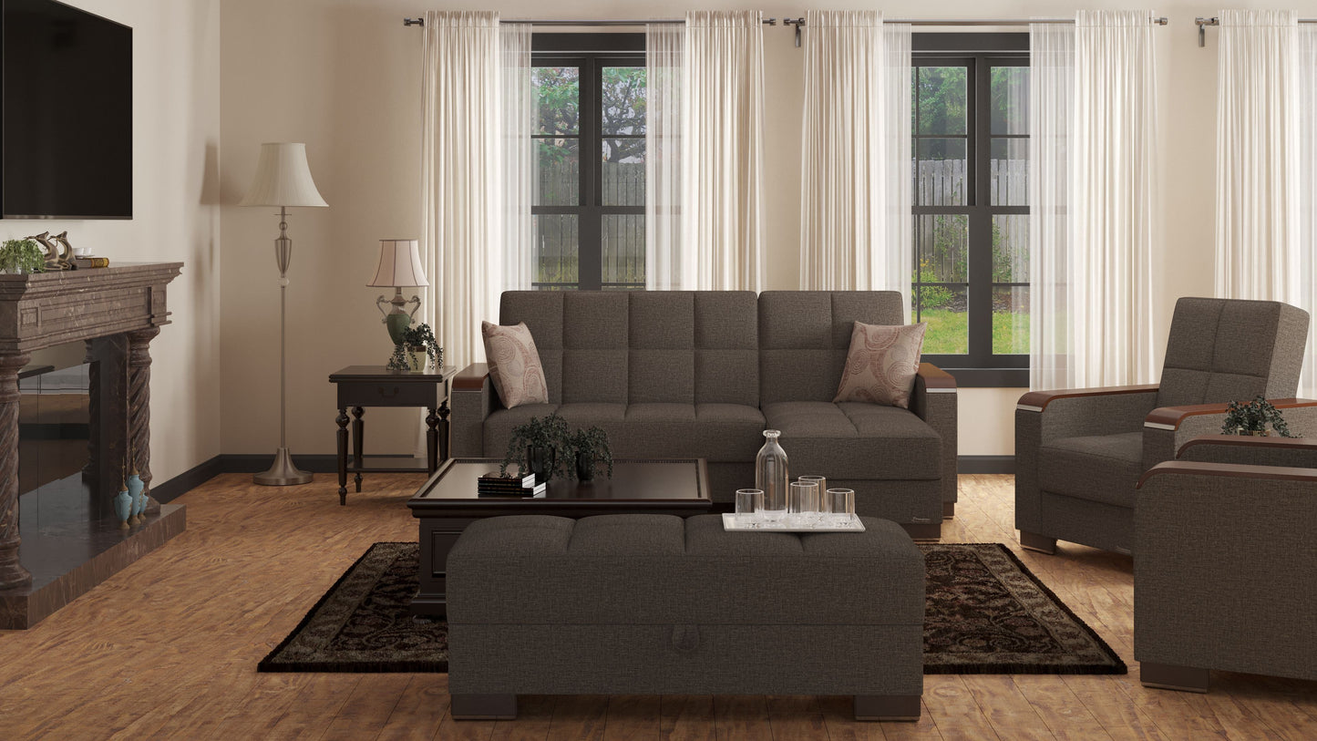 Ottomanson Armada X Lounge Sectional Collection Convertible Sofa Bed