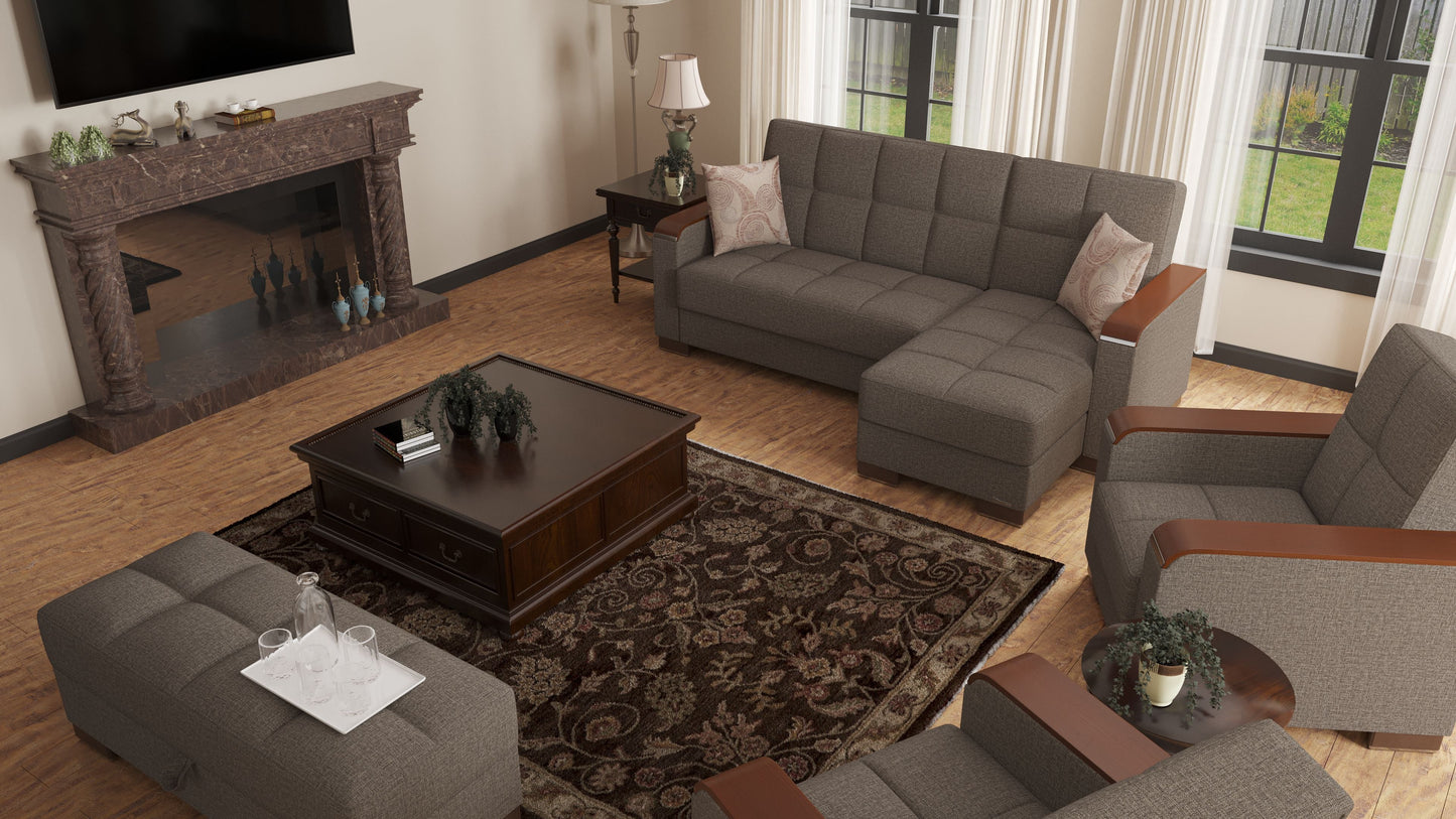 Ottomanson Armada X Lounge Sectional Collection Convertible Sofa Bed