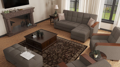 Ottomanson Armada X Lounge Sectional Collection Convertible Sofa Bed