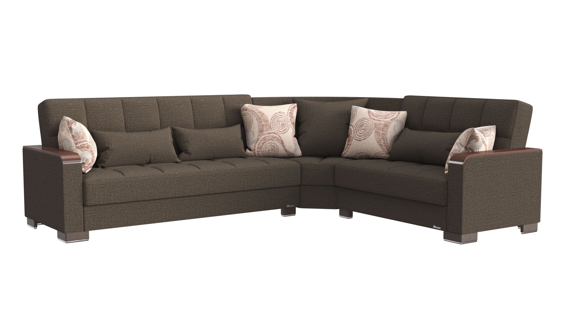 Ottomanson Armada X Sectional Collection Convertible Sofa Bed