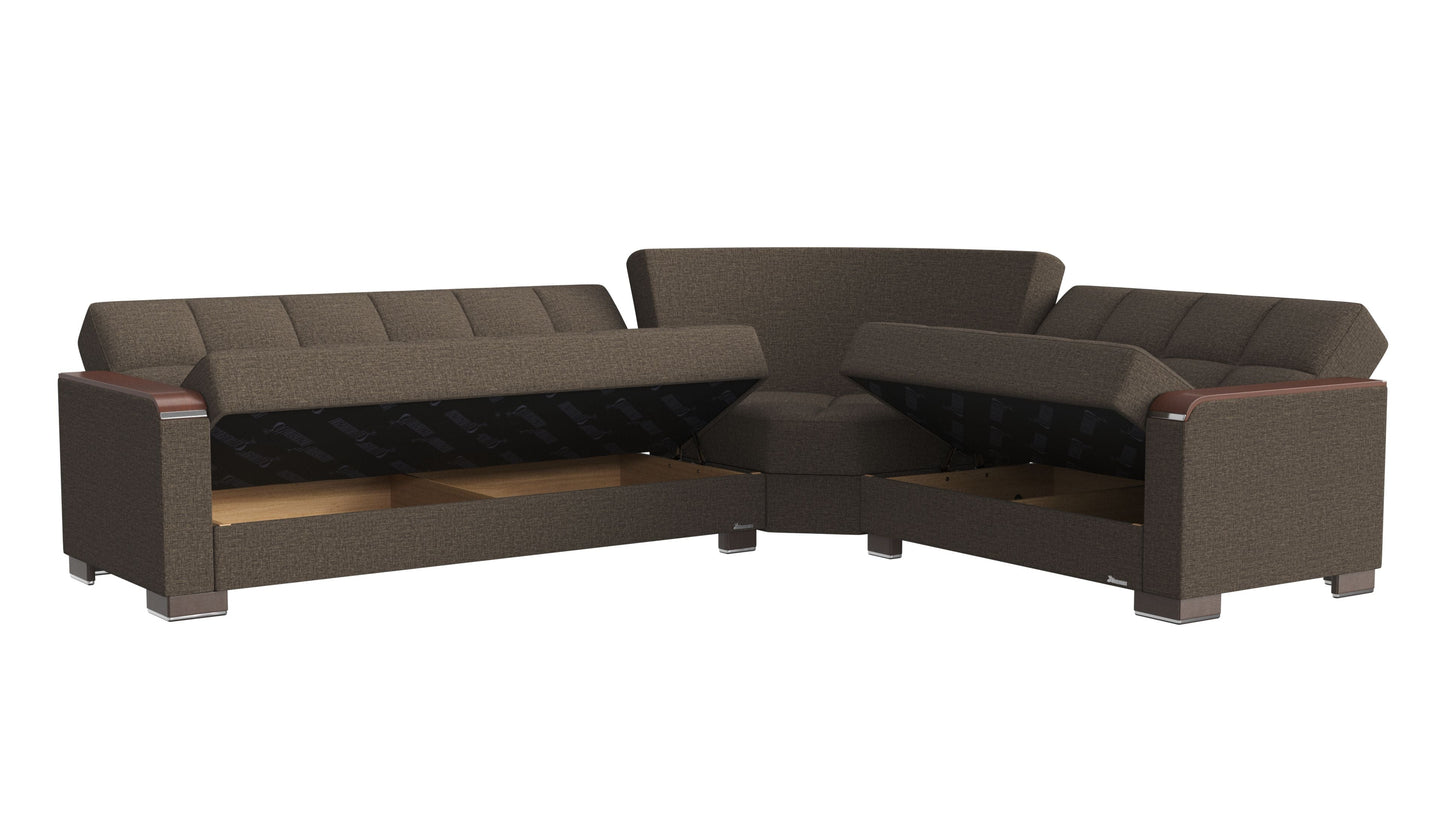 Ottomanson Armada X Sectional Collection Convertible Sofa Bed