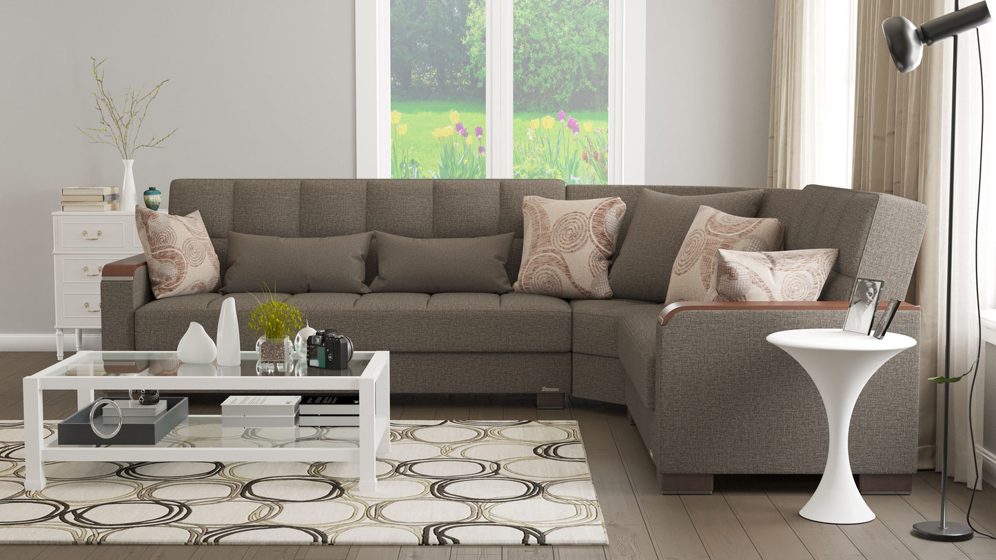 Ottomanson Armada X Sectional Collection Convertible Sofa Bed