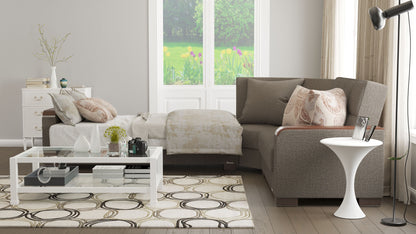 Ottomanson Armada X Sectional Collection Convertible Sofa Bed