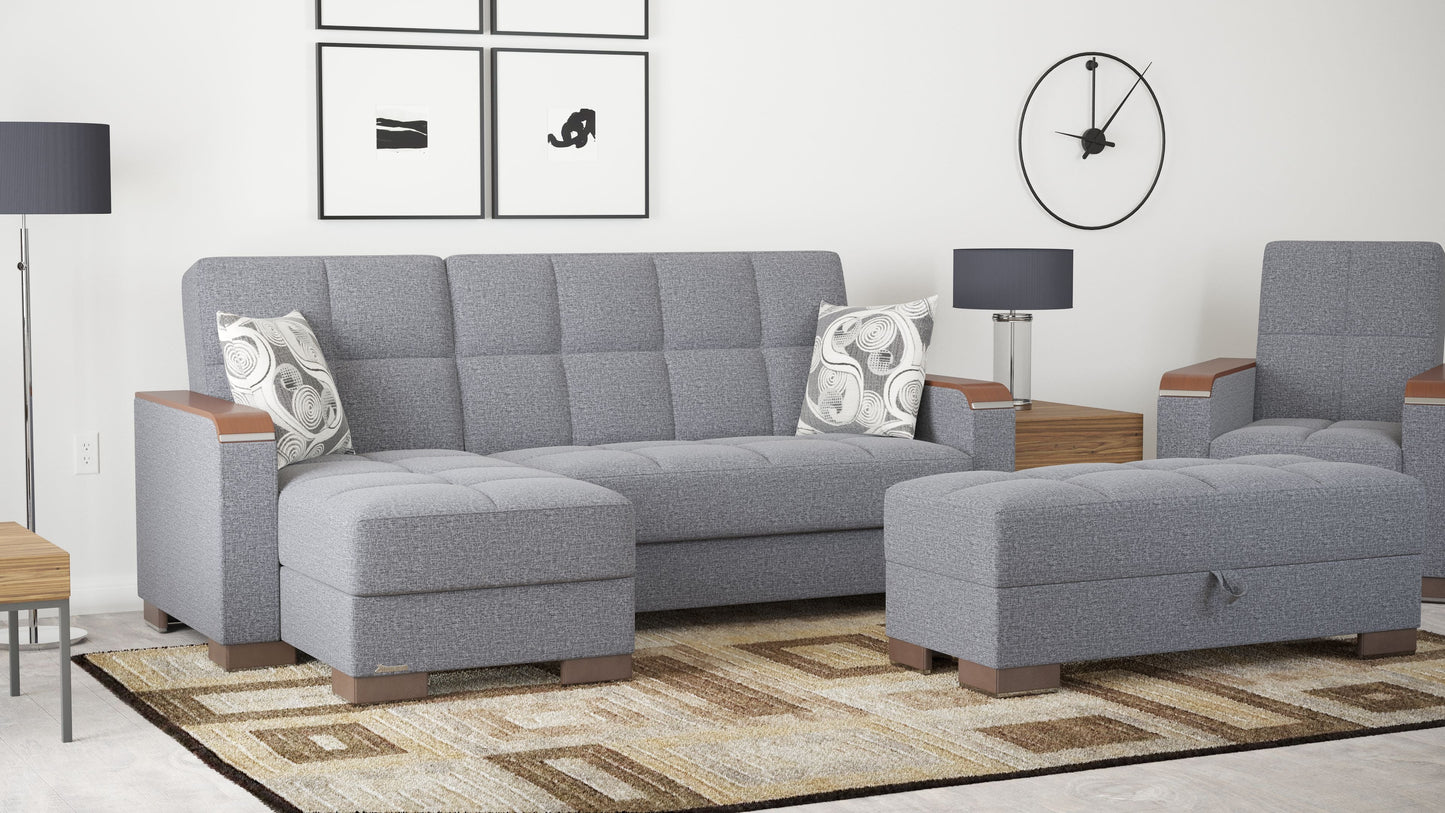 Ottomanson Armada X Lounge Sectional Collection Convertible Sofa Bed