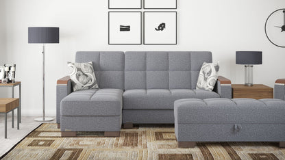 Ottomanson Armada X Lounge Sectional Collection Convertible Sofa Bed