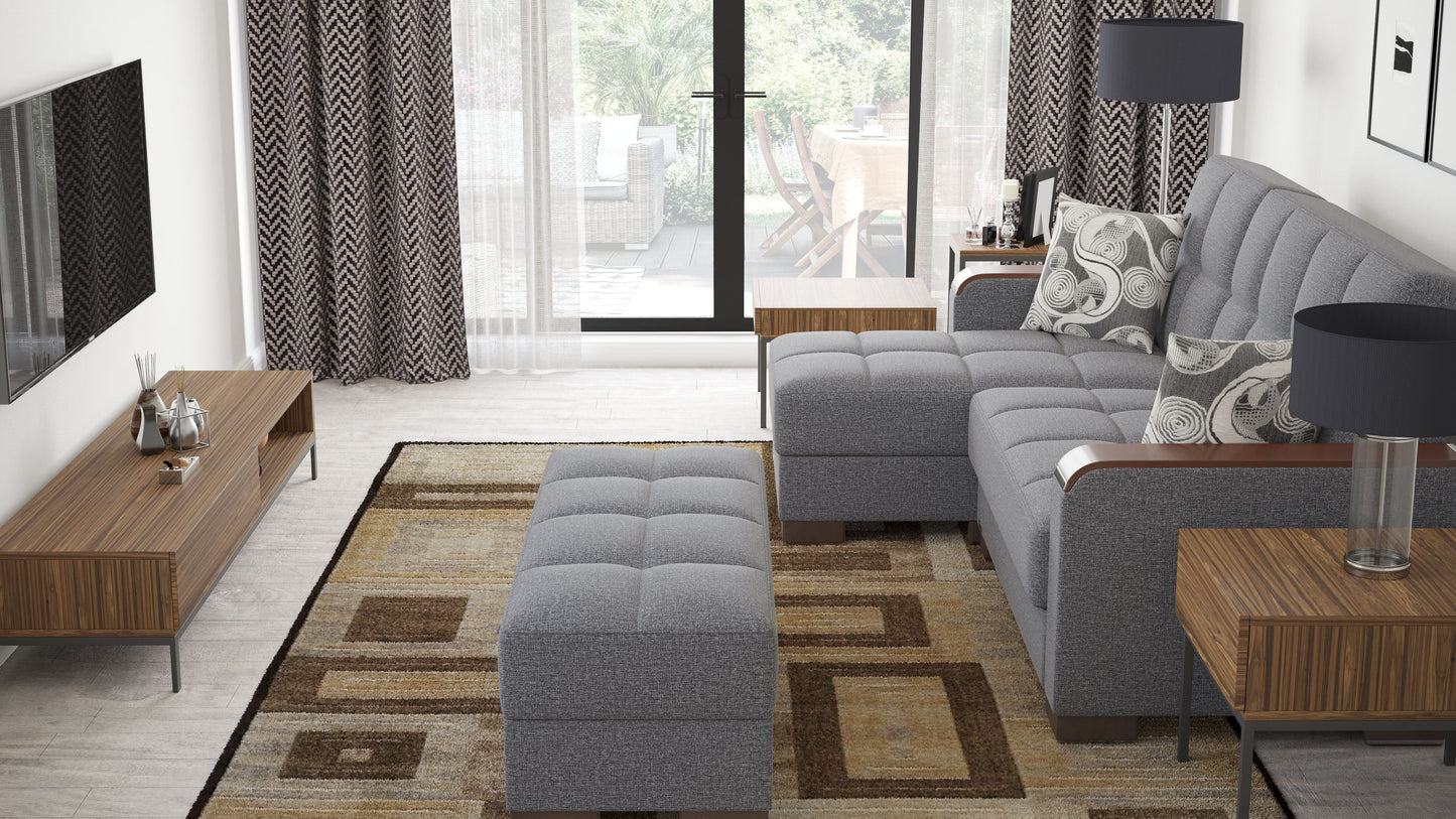 Ottomanson Armada X Lounge Sectional Collection Convertible Sofa Bed